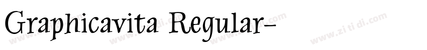 Graphicavita Regular字体转换